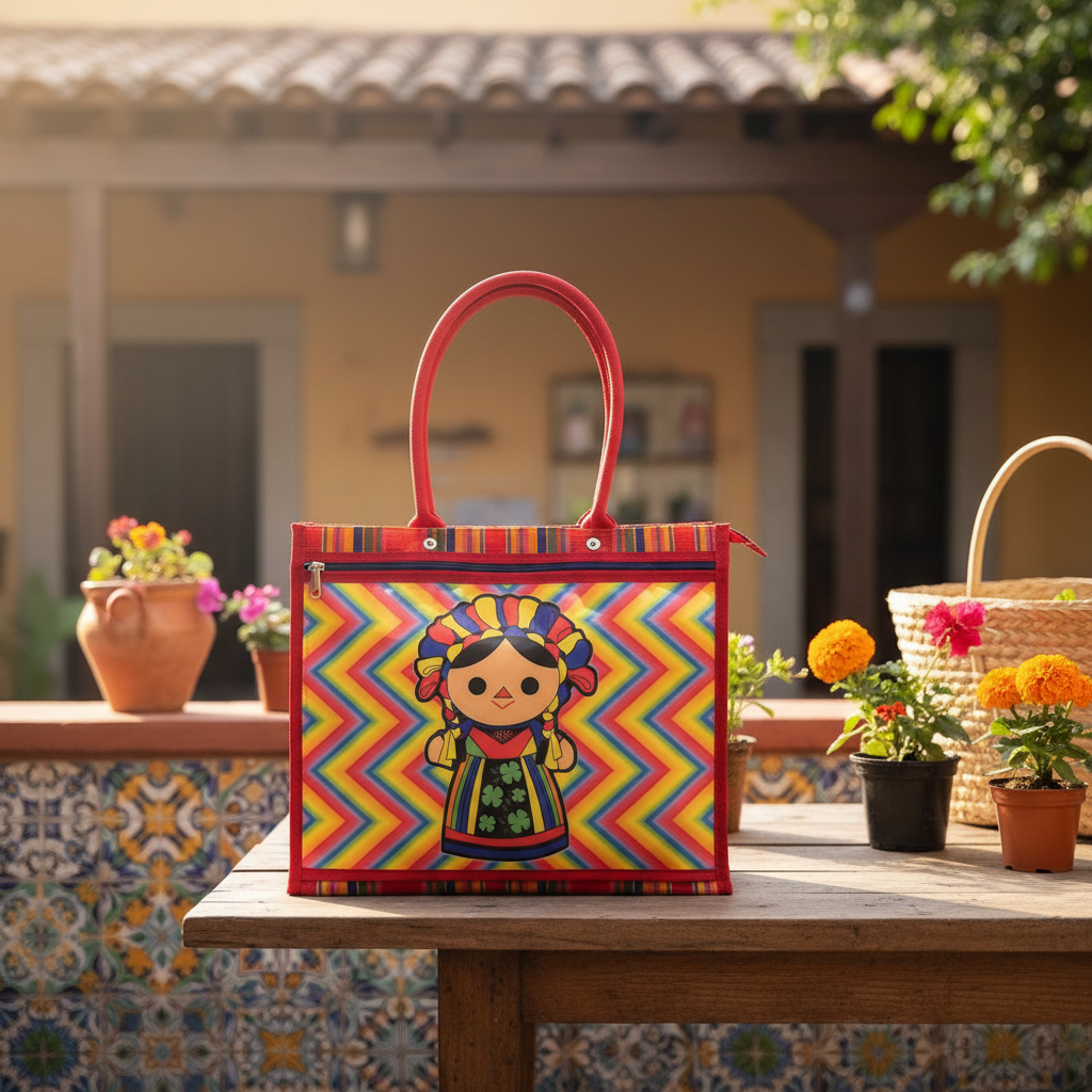 Rainbow Swirl Muñeca Bag