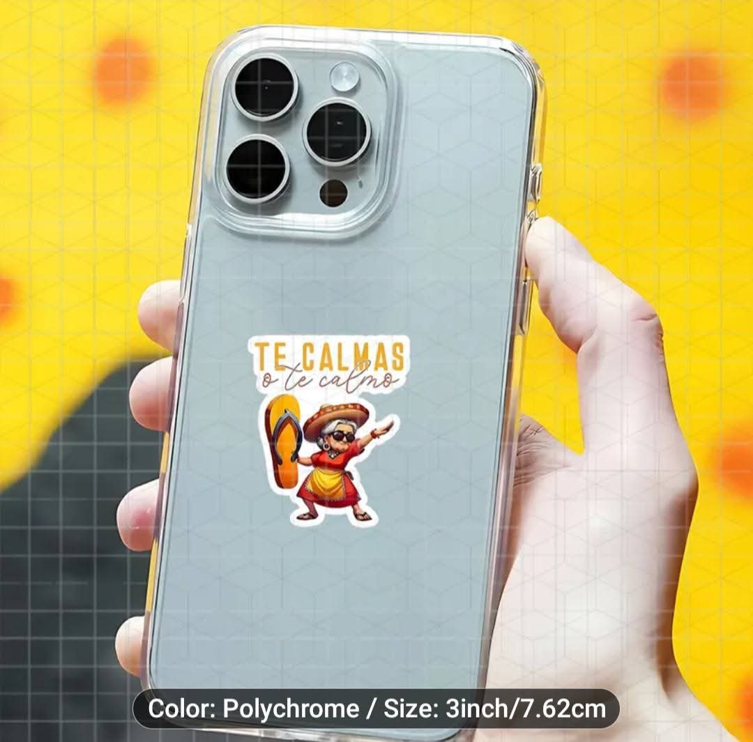 Te Calmas o Te Calmo Sticker