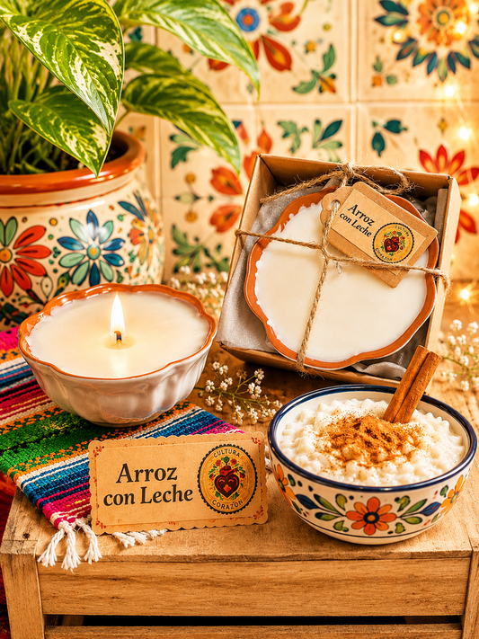 Arroz Con Leche 3oz Mexican Cazuelita Soy Candle