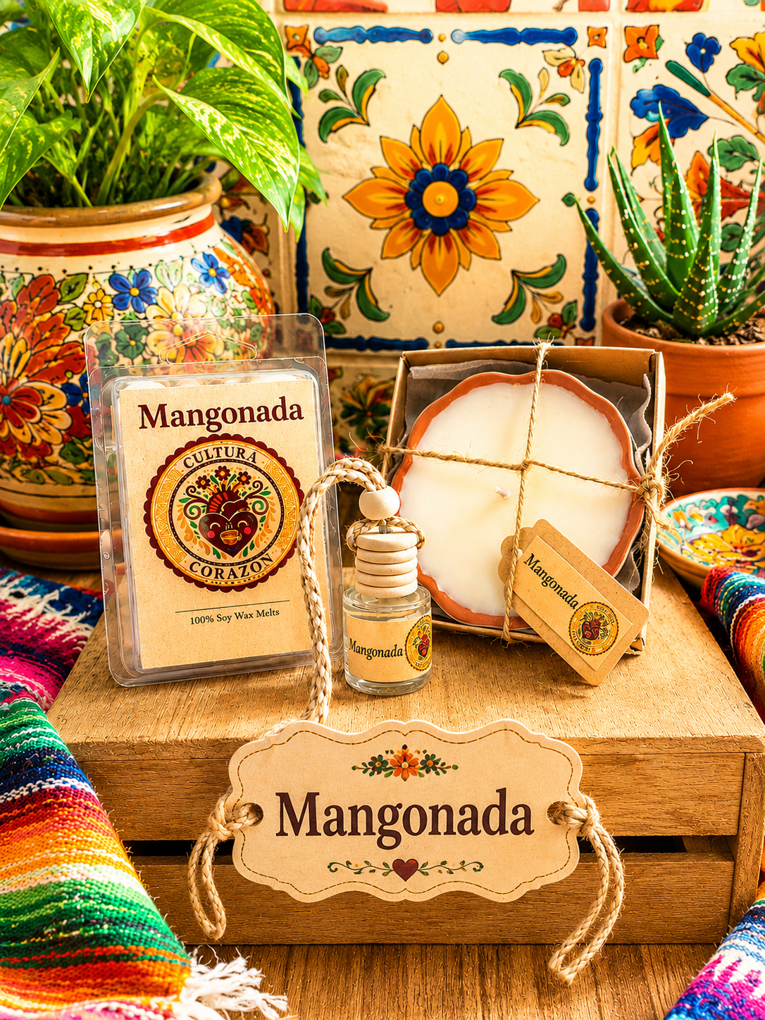 Mangonada 3oz Mexican Cazuelita Soy Candle