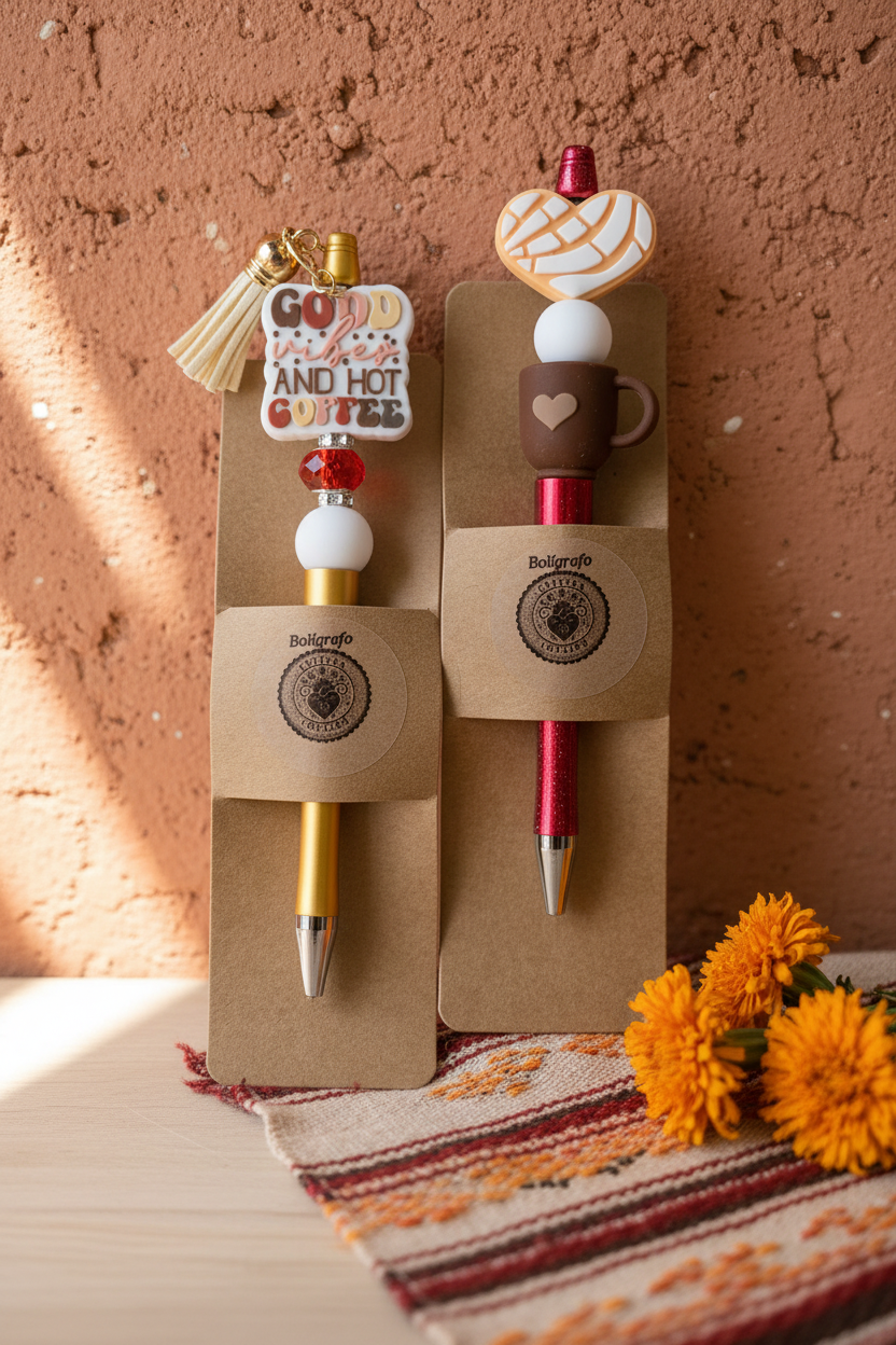Gold Coffee Pens