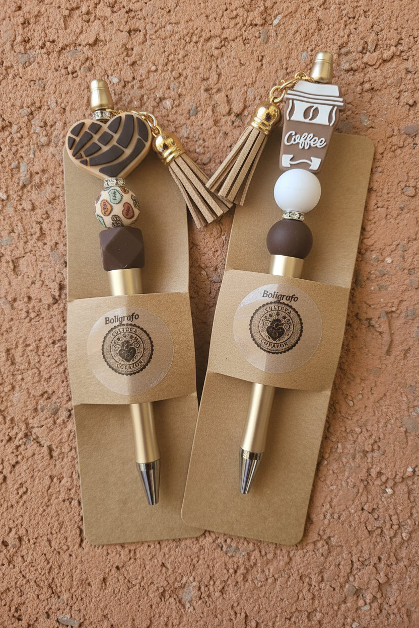 Gold Coffee Pens