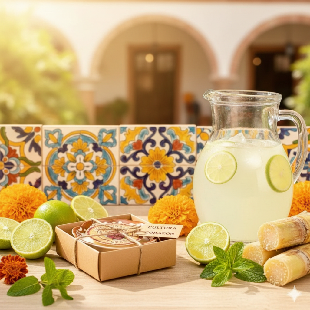 Agua de Limón 3oz Mexican Cazuelita Soy Candles