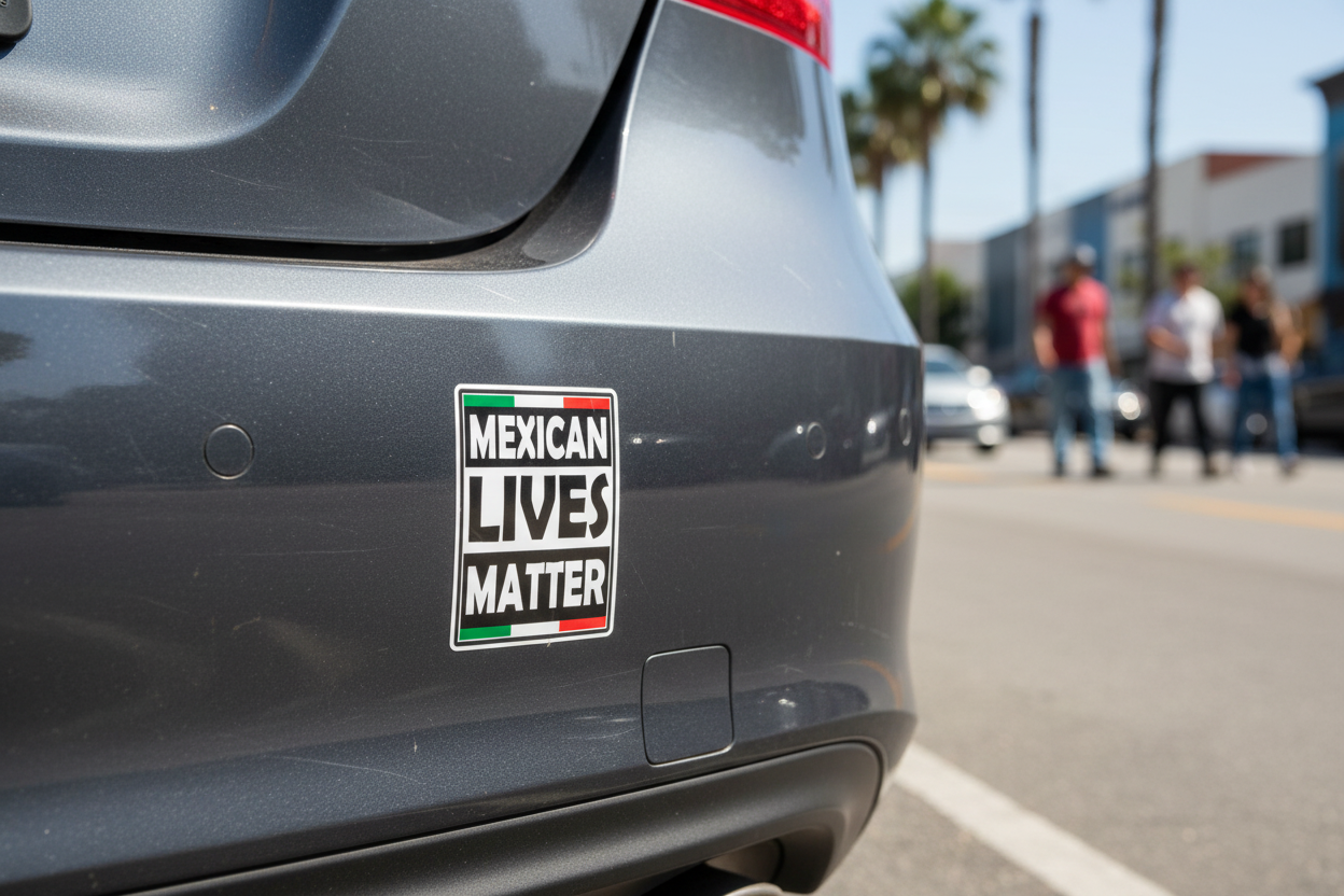 Mexican Lives Matter Bumper Sticker