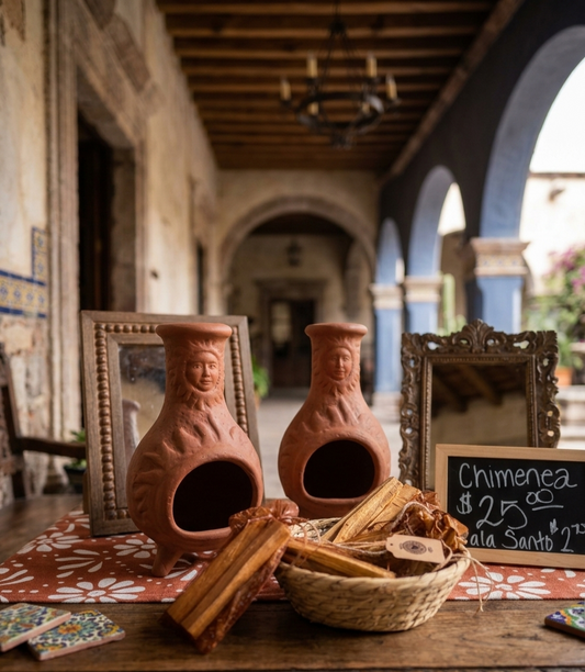 Mini Chimenea de Barro